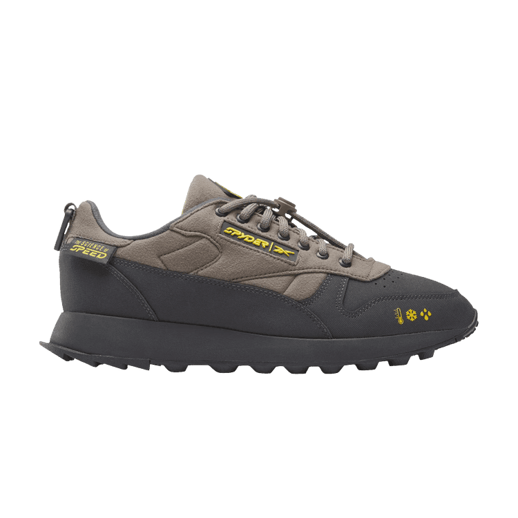 Spyder x Classic Leather Trail 'Cement Boldly Yellow' Sneaker Release and Raffle Info