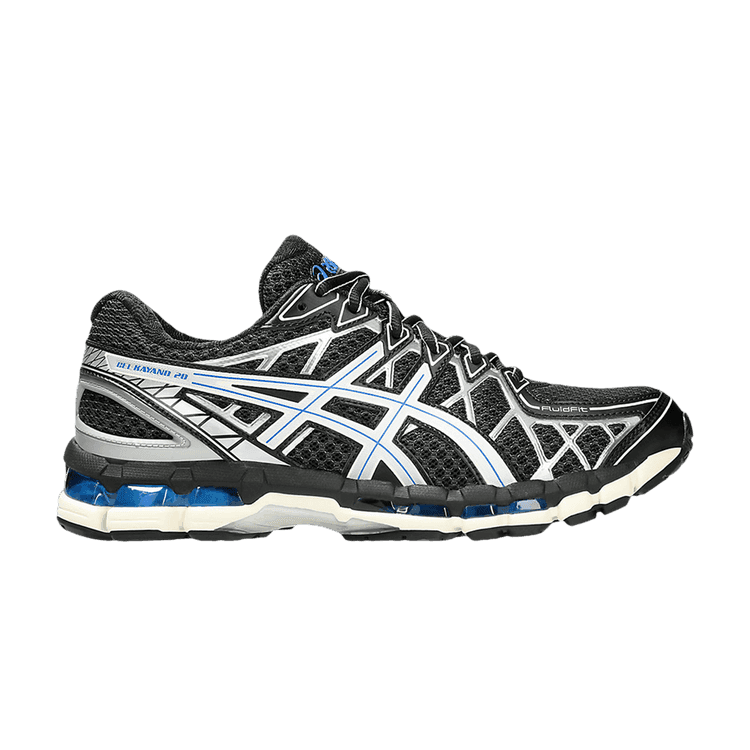 Gel Kayano 20 'Black Silver Blue' Sneaker Release and Raffle Info