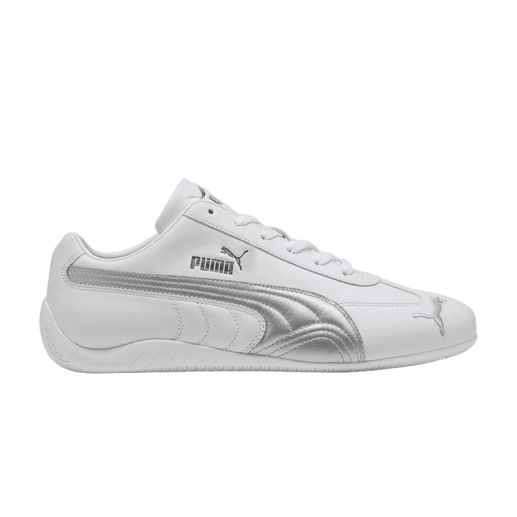 Speedcat Leather 'White Silver' Sneaker Release and Raffle Info