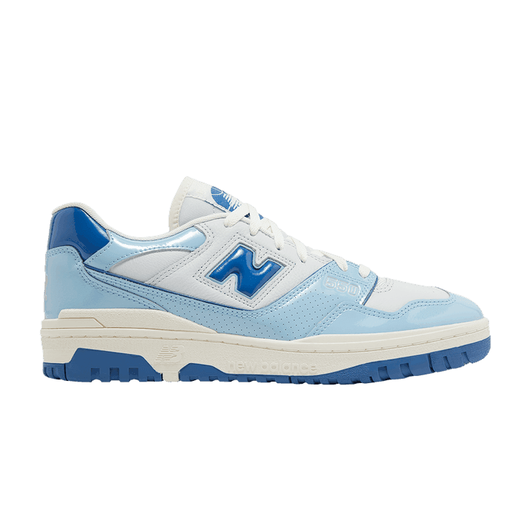 550 'Patent Leather Pack - Chrome Blue' Sneaker Release and Raffle Info