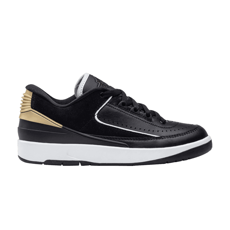 Wmns Air Jordan 2 Retro Low 'Black Metallic Gold' Sneaker Release and Raffle Info