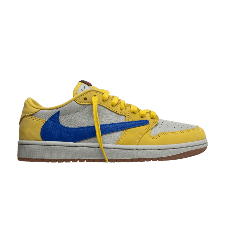 Travis Scott x Wmns Air Jordan 1 Retro Low OG SP 'Canary' Sneaker Release and Raffle Info
