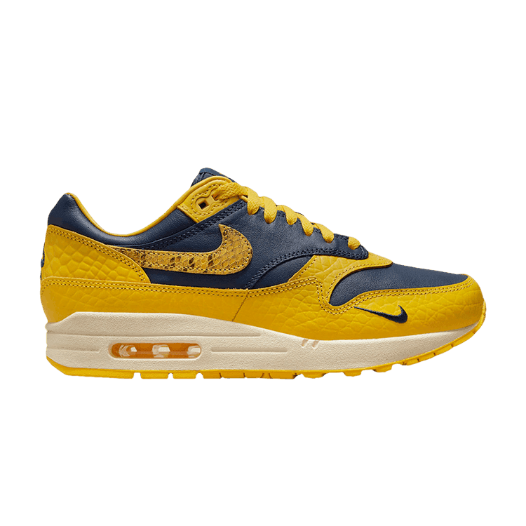Wmns Air Max 1 Premium 'Michigan Snakeskin' Sneaker Release and Raffle Info