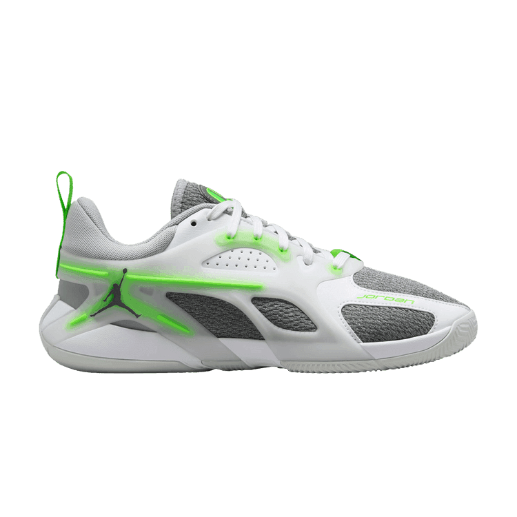 Wmns Jordan Heir 'Wolf Grey Electric Green' Sneaker Release and Raffle Info