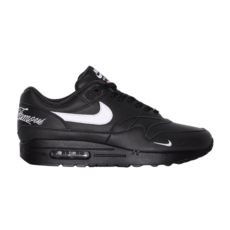 Supreme x Air Max 1 '87 SP 'Black White' Sneaker Release and Raffle Info