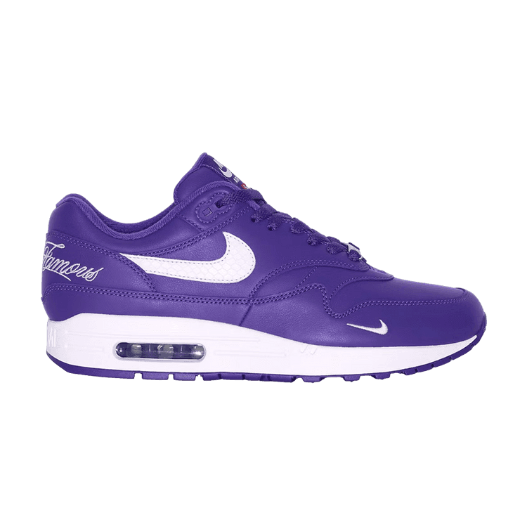 Supreme x Air Max 1 '87 SP 'Varsity Purple' Sneaker Release and Raffle Info