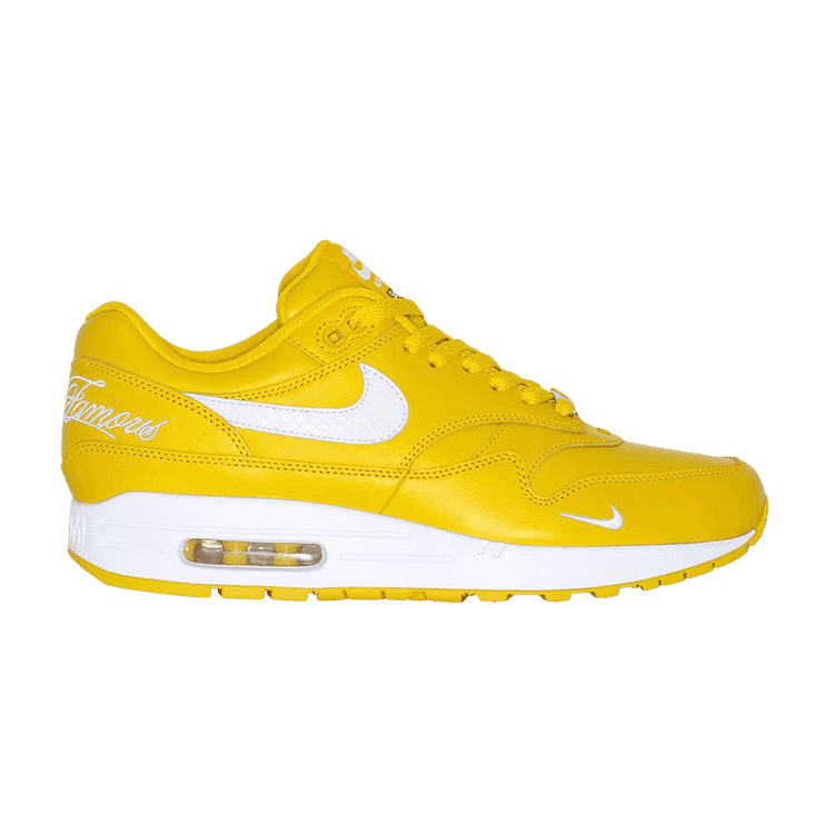 Supreme x Air Max 1 '87 SP 'Speed Yellow' Sneaker Release and Raffle Info