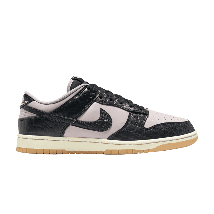 Dunk Low 'Black Platinum Violet Croc' Sneaker Release and Raffle Info