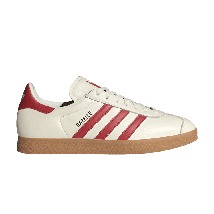 Gazelle 'Off White Team Power Red Gum' Sneaker Release and Raffle Info