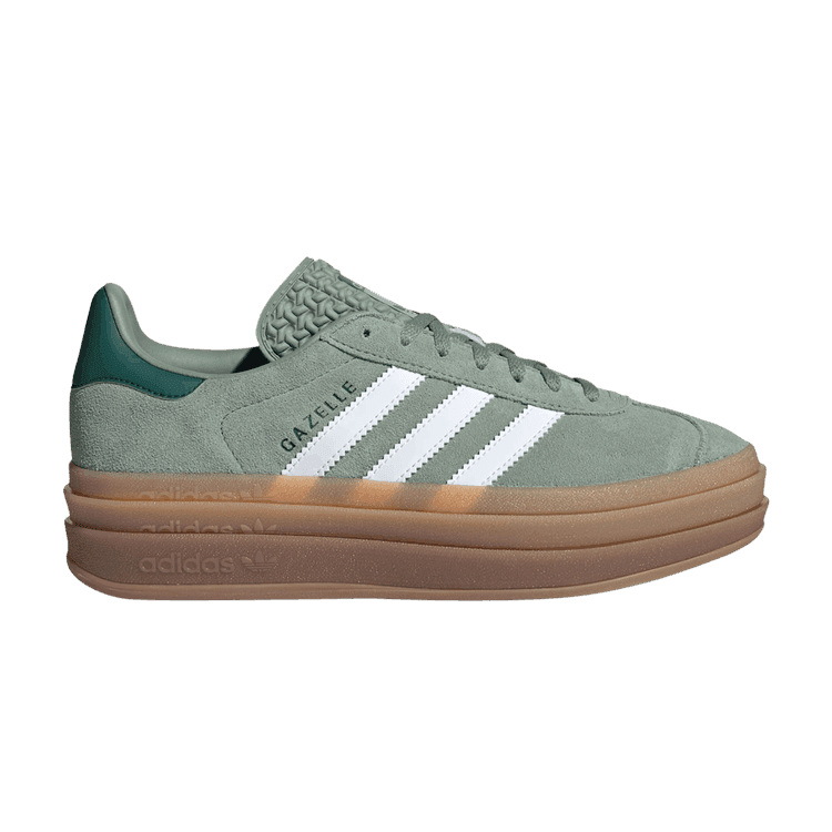 Wmns Gazelle Bold 'Silver Green Gum' Sneaker Release and Raffle Info