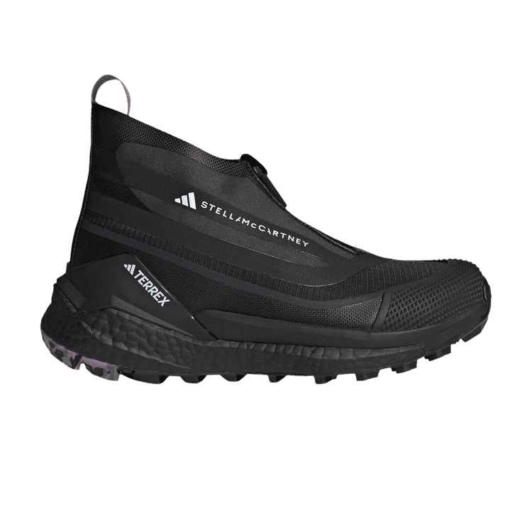Stella McCartney x Wmns Terrex Free Hiker GORE-TEX 'Black Deep Lilac' Sneaker Release and Raffle Info