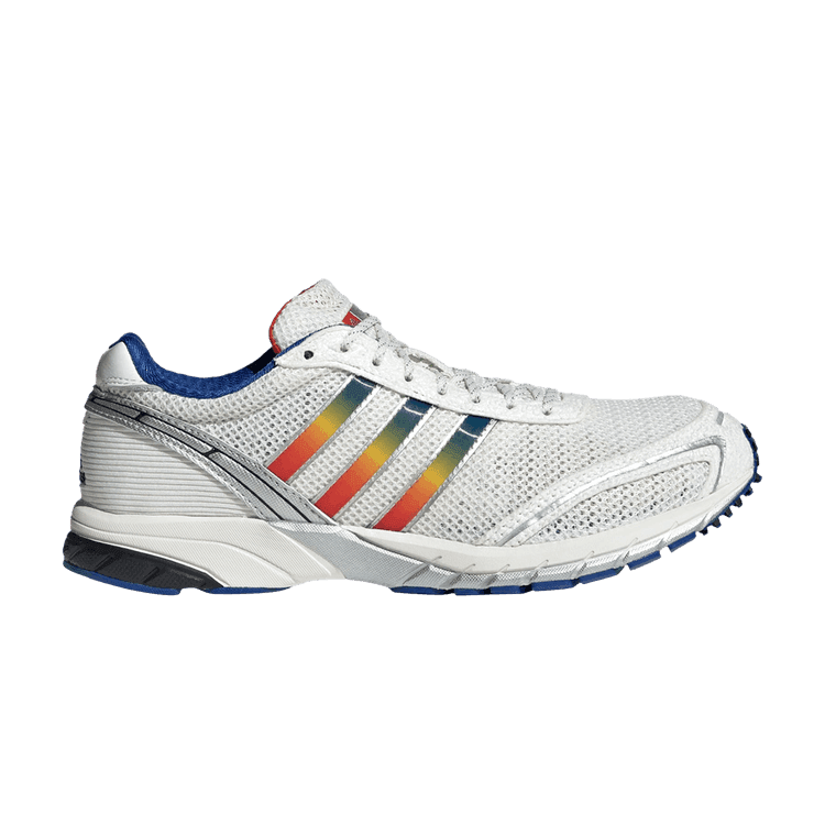 Wmns Adizero Adios OG 'White Multi-Color Stripes' Sneaker Release and Raffle Info