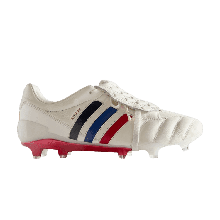 Kith x Predator Mania FG 'White Red Blue' Sneaker Release and Raffle Info