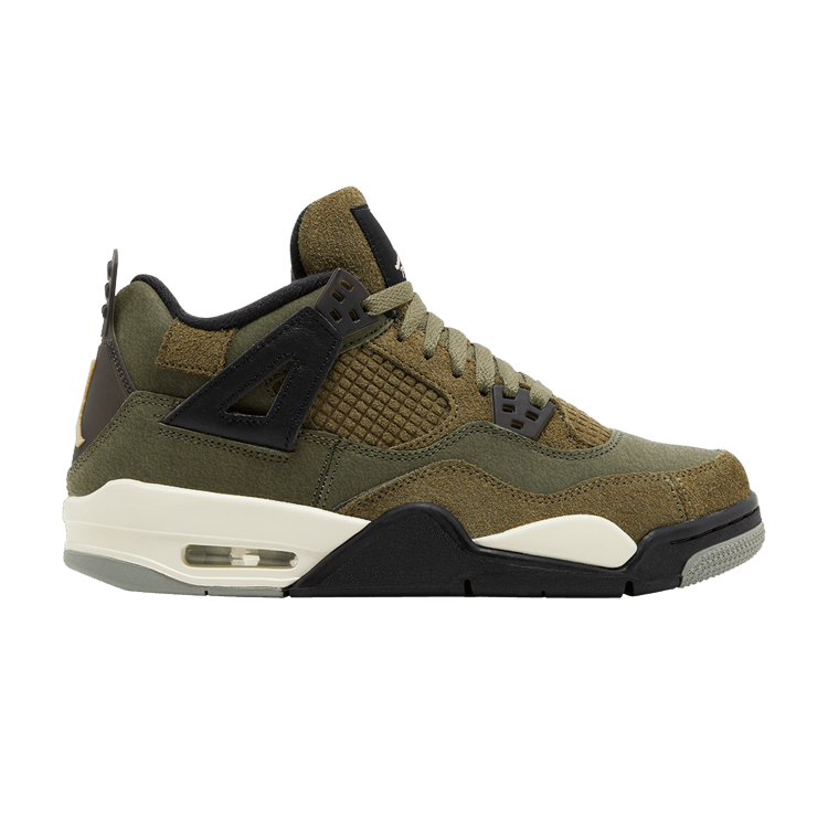 Air Jordan 4 Retro SE GS 'Craft - Olive' Sneaker Release and Raffle Info