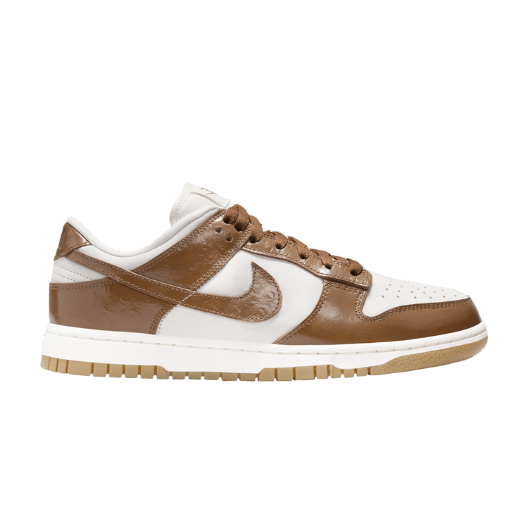 Wmns Dunk Low LX 'Ale Brown Ostrich' Sneaker Release and Raffle Info